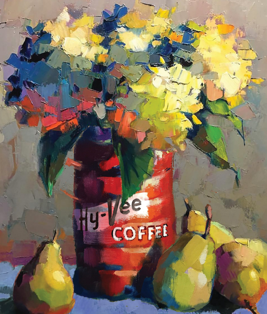 Original Hy-Vee-branded still-life artwork by Clint Hansen